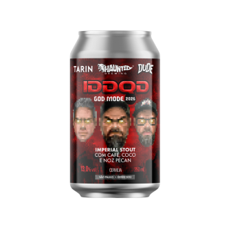 Haunted Brewing IDDQD - GOD MODE 2026 - Collab com Tarin e Dude Brewing