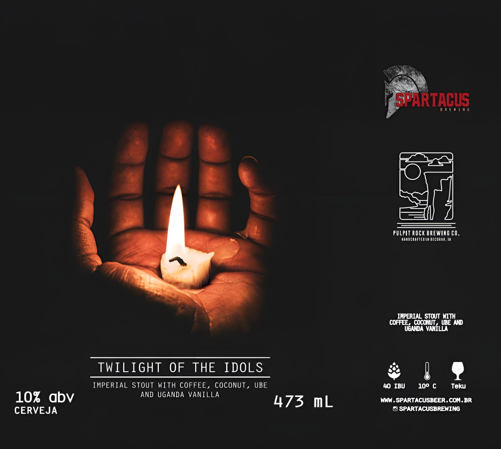 Spartacus TWILIGHT OF THE IDOLS – Collab com Pulpit Rock